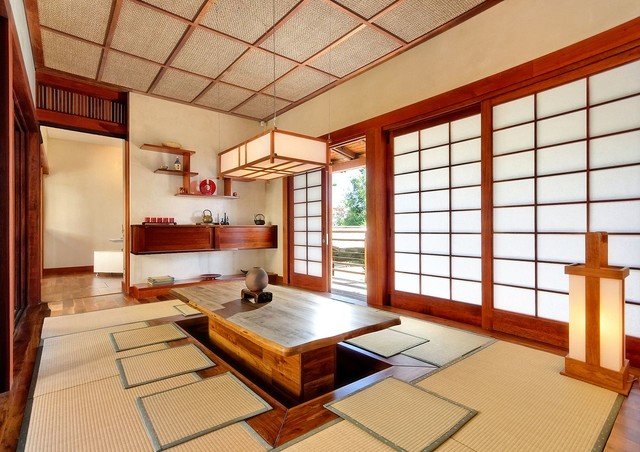 Đặc điểm của phòng khách kiểu Nhật trong thiết kế hiện đại